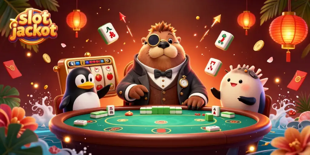 Experience the thrill of slot jackpot wins through a whimsical underwater casino scene.