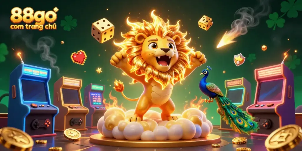 Engage in the excitement of 88go com trang chủ with vibrant casino-themed action and iconic gaming characters.