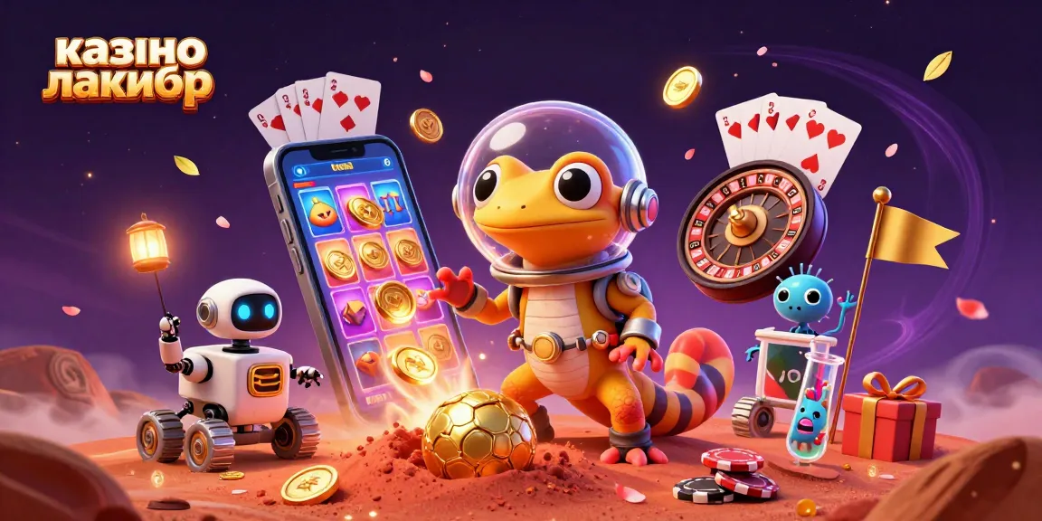 Experience the excitement of казино лакибир as the Martian gecko discovers a hidden casino on Mars.